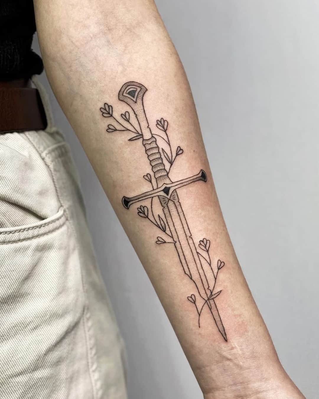 Hand In Glove Tattoo —