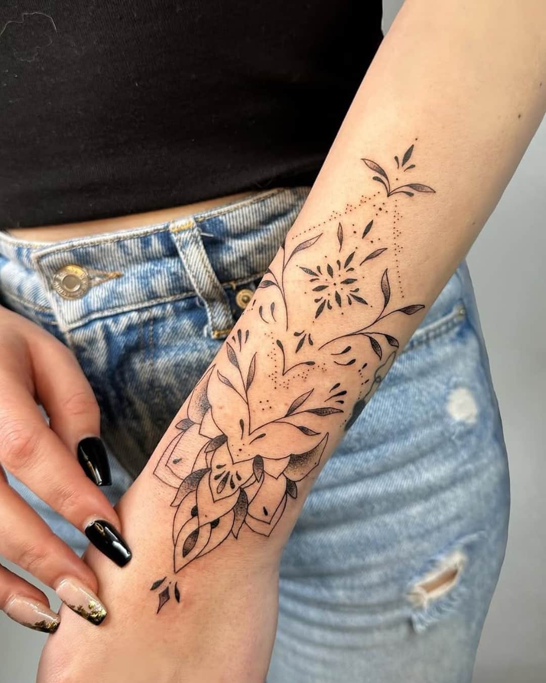 Hand In Glove Tattoo —