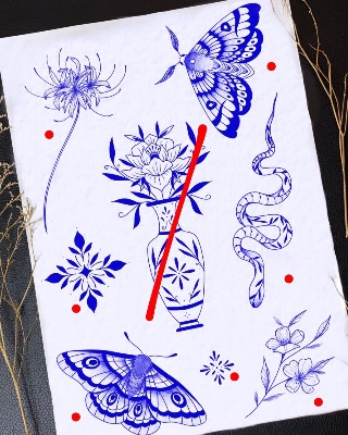 Fine Line — Hand In Glove Tattoo