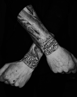 Lettering — Hand In Glove Tattoo