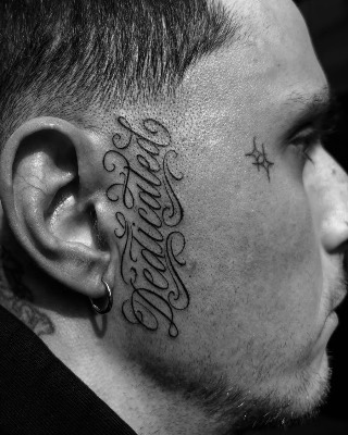 Lettering — Hand In Glove Tattoo