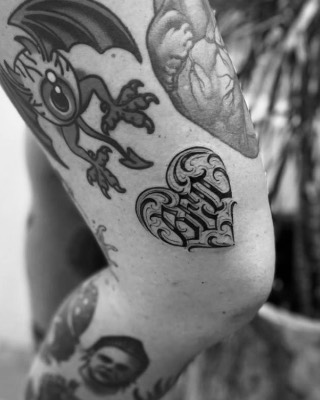 Lettering — Hand In Glove Tattoo