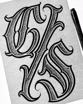 Lettering — Hand In Glove Tattoo