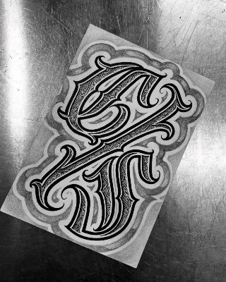 Lettering — Hand In Glove Tattoo