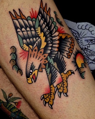 Neo-traditional — Hand In Glove Tattoo