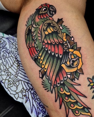 Neo-traditional — Hand In Glove Tattoo