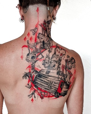 Trash Polka — Funambul'Ink