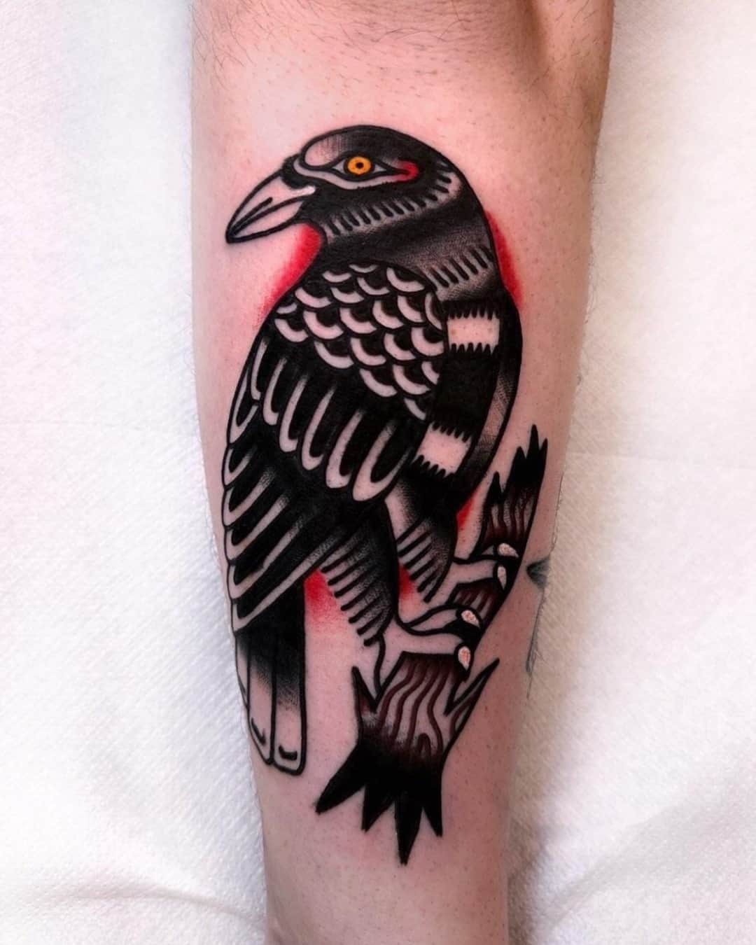American Traditional tattoo by Hand In Glove Tattoo in Paris, France